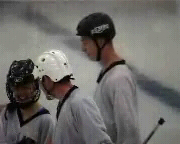 Anglers Tracy Ivin, Shannon Jorda and Shane Savill(back) after scoreing Anglers second goal